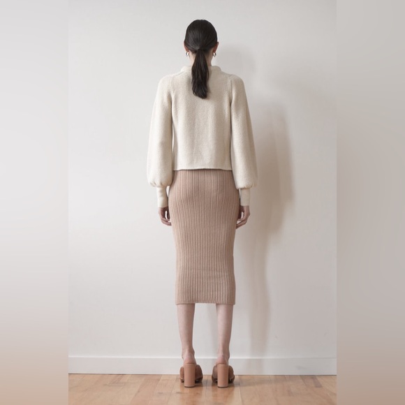 Eleven Six Ava Skirt, Pale Camel - Picture 3 of 9